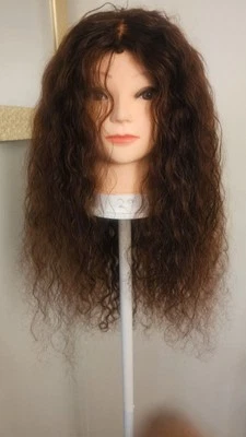 High-Quality Regular Top 24" Dark Red Wavy 150% Virgin Human Hair  Lace Wig  - Image 1 of 4