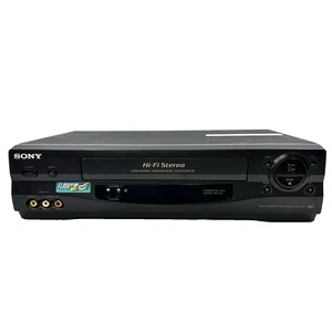 Sony SLV-N55 Lettore VHS VCR Hi-Fi Stereo 4 Testine Testato Funzionante - Foto 1 di 13