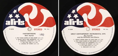 1971 AFRTS Transcription Ray Conniff Dick Hyman Instrumental Jazz Pop P12869/70 - Image 1 of 4