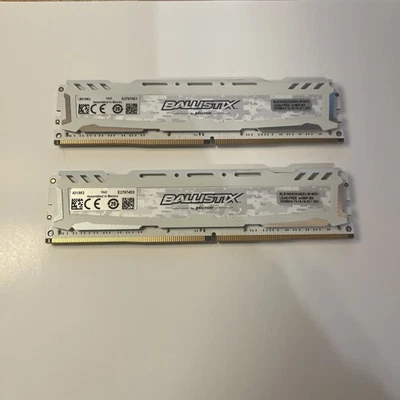 (32GB) 2 x 16GB DDR4 3000mhz RAM Desktop Memory Ballistix Sport LT  - Image 1 of 4
