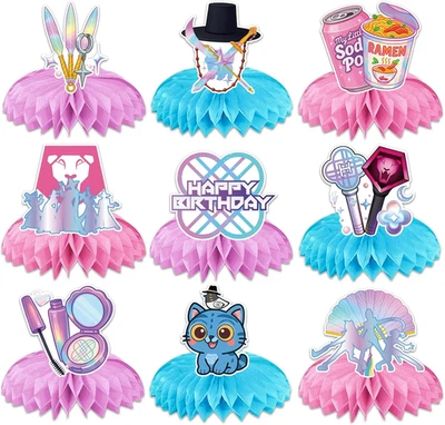 Juego de 9 Piezas Cazador Película Tema Cumpleaños Fiesta Panal Mesa Decoración Doble- Foto 1 de 4