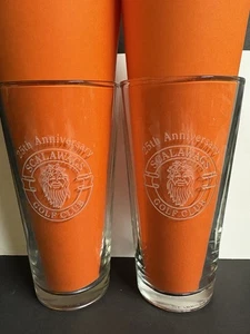 Scalawags Golf Club Michigan Libbey Restaurant DuraTuff Glasses Lot Of 2 - Picture 1 of 8