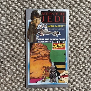 Star Wars Return of the Jedi Jabba the Hut Action Transfers 1983 Vintage - Foto 1 di 5