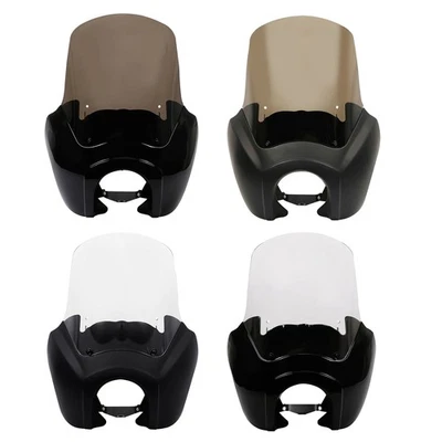 Carenado de faros delanteros parabrisas de 15" para Harley Dyna Super Glide FXDXT T-Sport Foto 1 de 2