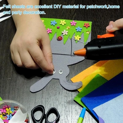 Base de lâmpada de feltro 10x10 polegadas, pacote com 5 almofadas quadradas de feltro de 2 mm de espessura macia... - Imagem 1 de 4