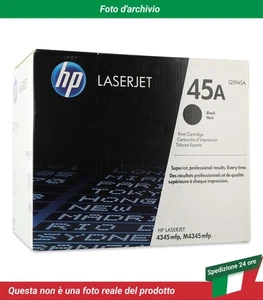 Q5945A HP Laserjet 4345 Cartuccia del Toner Nero - Photo 1/2