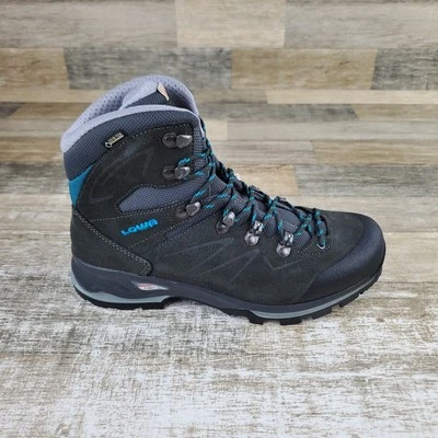 Lowa Badia GTX Women Hiking Shoe Sz 8 Black Lace Up Mid Top Round Toe Waterproof - Image 1 of 4