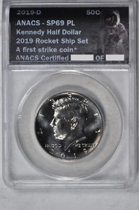2019-D 50C First Strike Kennedy Half Dollar ANACS SP69PL K14418 - Picture 1 of 2