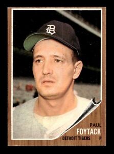 1962 Topps #349 Paul Foytack Tigers EX+ *2p