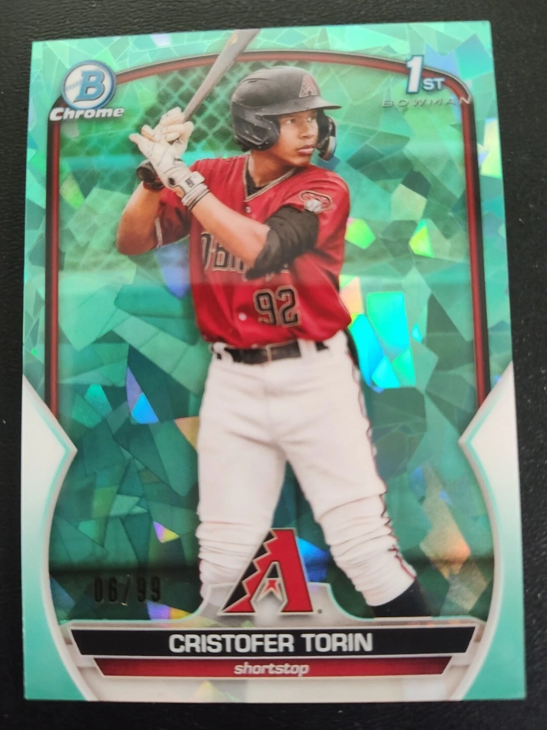 Cristofer Torin 2023 Bowman Chrome Sapphire #BCP-204 1st Prospect Aqua /99