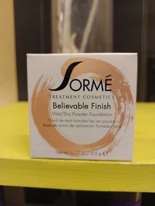 Sorme Believable Finish Wet/Dry Powder Foundation - Pure Beige # 403, 0.23 oz - Picture 1 of 2