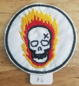 The Lost Boys Bilder - Flammender Totenkopf - Aufnäher Patch zum Aufbügeln/Aufnähen 10202 - Bild 1 von 1