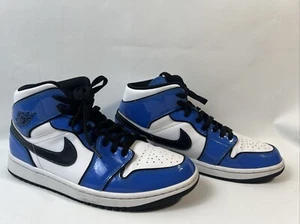 Air Jordan 1 SE Mid Signal Blue* Size 8.5 - Picture 1 of 12