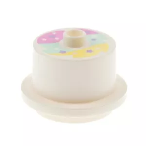 1X Lego Duplo Cake White Rainbow Stars Decoration Set 10948 65157PB04 - Picture 1 of 1