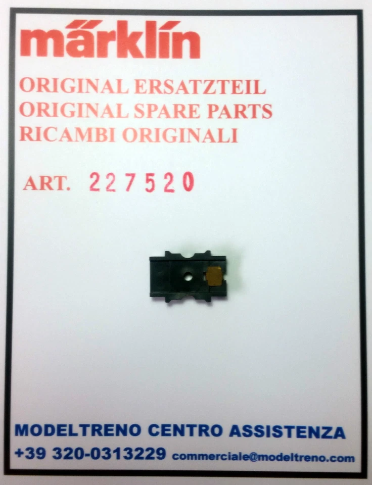MÄRKLIN MARKLIN 22752 - 227520 CONTATTO PATTINO KONTAKTPLATTE 3028 3076 3071 3076