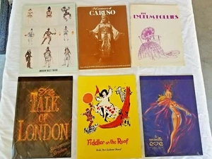 6 Musikspiel Ballett Souvenir Programme. Fiddler, Caruso, Eve, Talk of London - Bild 1 von 7