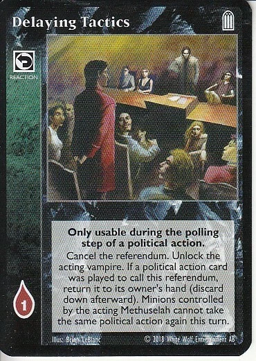 2 x Delaying Tactics VTES CCG Mixed BCP Reprint - Image 1 of 1