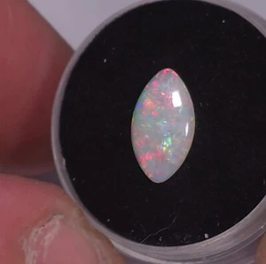 Australian Coober Pedy opal, 1.2ct. 12. x 7mm, Marquise. - Picture 1 of 7