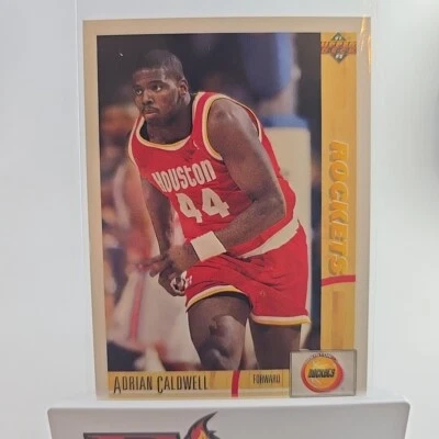1991-92 Upper Deck - #310 Adrian Caldwell Houston Rockets  - Image 1 of 4