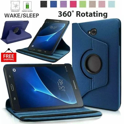 Leather Case Stand Cover for Samsung Galaxy Tab A6 10.1" T580 T585 - (2016) UK - Image 1 of 4