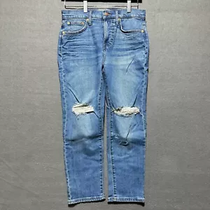 Madewell perfekte Vintage kurze Jeans Größe 26P 10" Leibhöhe abgenutzt Knie Stretch neu mit Etikett - Bild 1 von 9