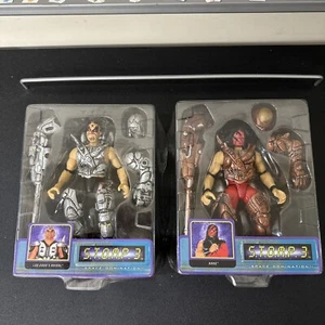WWE Legion Of Doom 2000 ANIMAL & KANE STOMP Series 3 Space Domination WWF - Picture 1 of 13