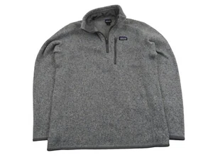Patagonia Better Sweater Fleece 1/4 Pullover Coat Jacket Girls Youth XL 14 Gray - Picture 1 of 5