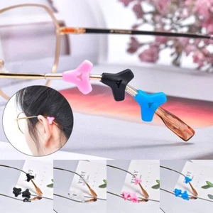Cover Elastic Temple Tip Holder Ear Hook Eyewear Legs Sleeve Eyeglass Grip - Picture 1 of 9