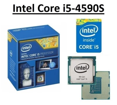 Intel Core i5-4590S SR1QN Quad Core Processor 3.0GHz, Socket LGA1150, 65W CPU - Image 1 of 4