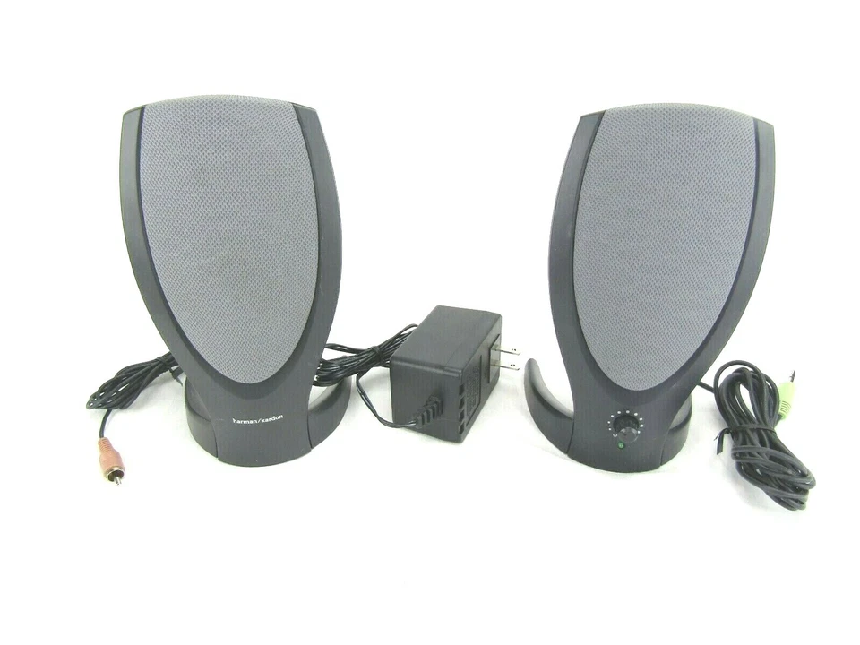 Harman Kardon HK206 Computer Speakers w/ AC Adapter - Image 1 of 1