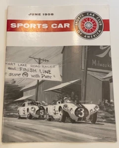 Sports Car Club of America Magazine SCCA June 1958 - VERY GOOD CONDITION - Picture 1 of 1
