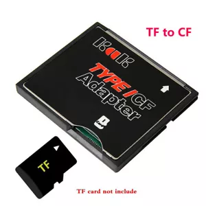 Memory Card Reader Adapter Micro SD TF CF Micro SDHC to Compact Flash Type - Picture 1 of 6