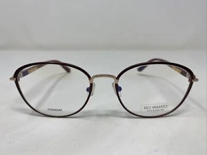 Kio Yamato Japan KT-428U Col.SDB 52-18-150 Burgundy Eyeglasses Frame CF35 - Picture 1 of 8