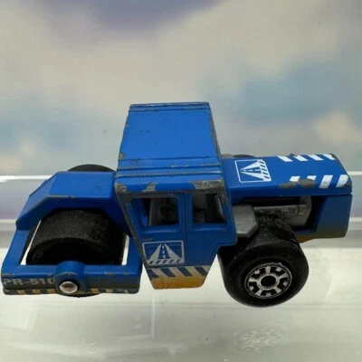 Vintage 1979 Matchbox Blue Road Roller PR-510 - Image 1 of 4