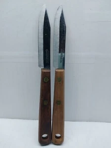 Lote de 2 Cuchillos Vintage Lady Kay Pareja Cortos Acero Inoxidable - Imagen 1 de 6