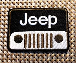 Jeep car company Embroidered Patch Iron-On Sew-On US shipping  - Picture 1 of 5