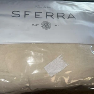 SFERRA Queen Blanket St Moritz Ivory Cotton Portugal - Picture 1 of 4