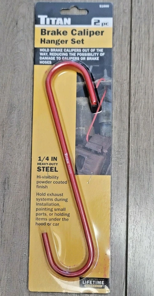 Juego de ganchos pesados Titan 2 piezas, perchas de pinza de freno o para piezas colgantes #51600 Foto 1 de 1