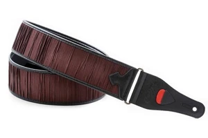RightOn! Correa para guitarra Talisman Dune marrón 6 cm de ancho vegano de cuero sintético - Imagen 1 de 4