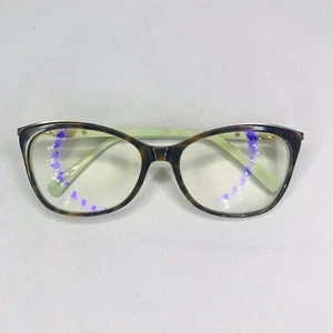 O by Oscar De La Renta Women’s OSL472 Eyeglasses Tortoise Mint Satin Gold Metal - Picture 1 of 9