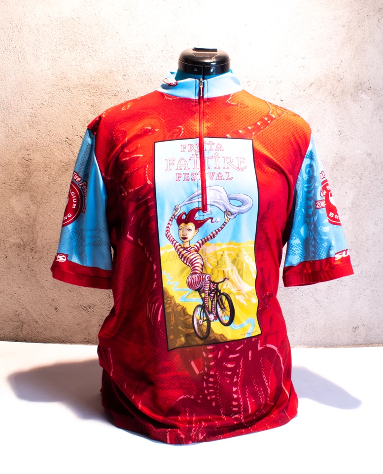 Camisa Top Fruita Fat Tire Festival Bike 2003 Talla L Ciclismo Bicicleta Jersey Camisa Foto 1 de 4