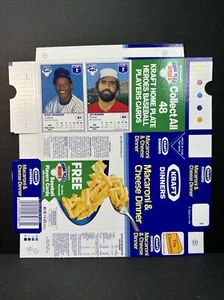 Rickey Henderson Jeff Reardon 1987 Kraft Home Plate Heroes panel nunca plegado - Imagen 1 de 3
