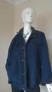 TRENT NATHAN. ZIP UP AND BUTTON UP WARM NAVT JACKET .SIZE X/L.UNISEX.ADULTS. - Picture 1 of 13