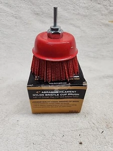 Dura-Gold 4"Abrasive Filament Nylon Bristle Cup Brush Coarse Sanding Scuffing.. - Picture 1 of 3