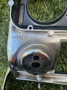 1969-1971 ORIGINAL CORVETTE INSTRUMENT CLUSTER BEZEL FOR REPAIR - Picture 1 of 5