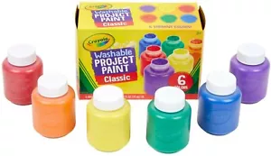 Crayola Pittura Lavabile per Bambini Confezione da 6 - Foto 1 di 5