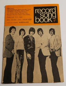 Revue RECORD SONG BOOK Marmelade The Move Mick Jagger Marvin Gaye Animals *60er - Bild 1 von 3