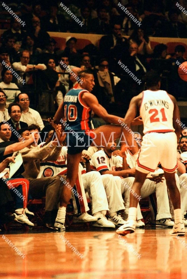 Foto de baloncesto EX560 Dennis Rodman Detroit Pistons 8x10 11x14 16x20 Foto 1 de 1
