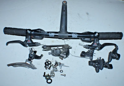 DiaCompe Suntour XR100 Groupset 57cm Flat Bar Canti Front/Rear Deraileurs Stem:) - Image 1 of 4