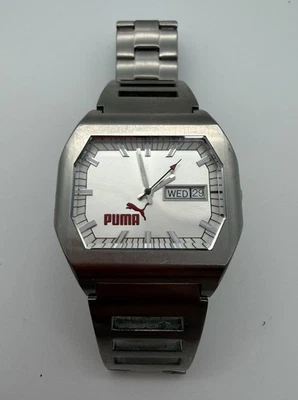 Puma PM9600 Stainless Steel Watch – 50M Water Resistant – Sport Style Quartz - image 1 of 4